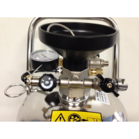 Schuimunit in RVS 24 liter